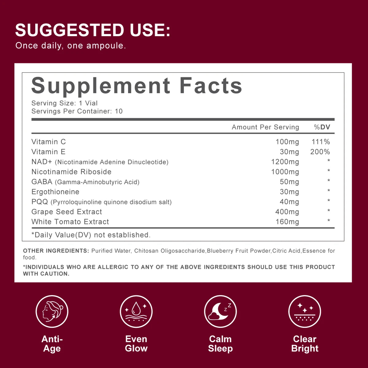 Perseek NAD+ Advanced Cellular Renewal Liquid – 1,200 mg