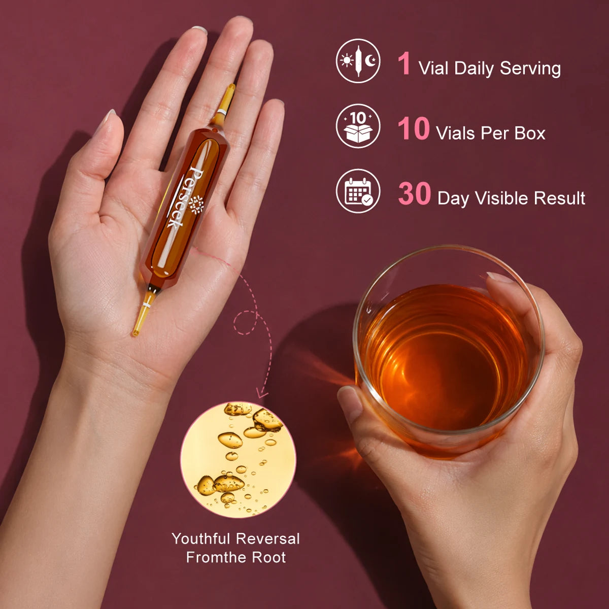Perseek NAD+ Advanced Cellular Renewal Liquid – 1,200 mg